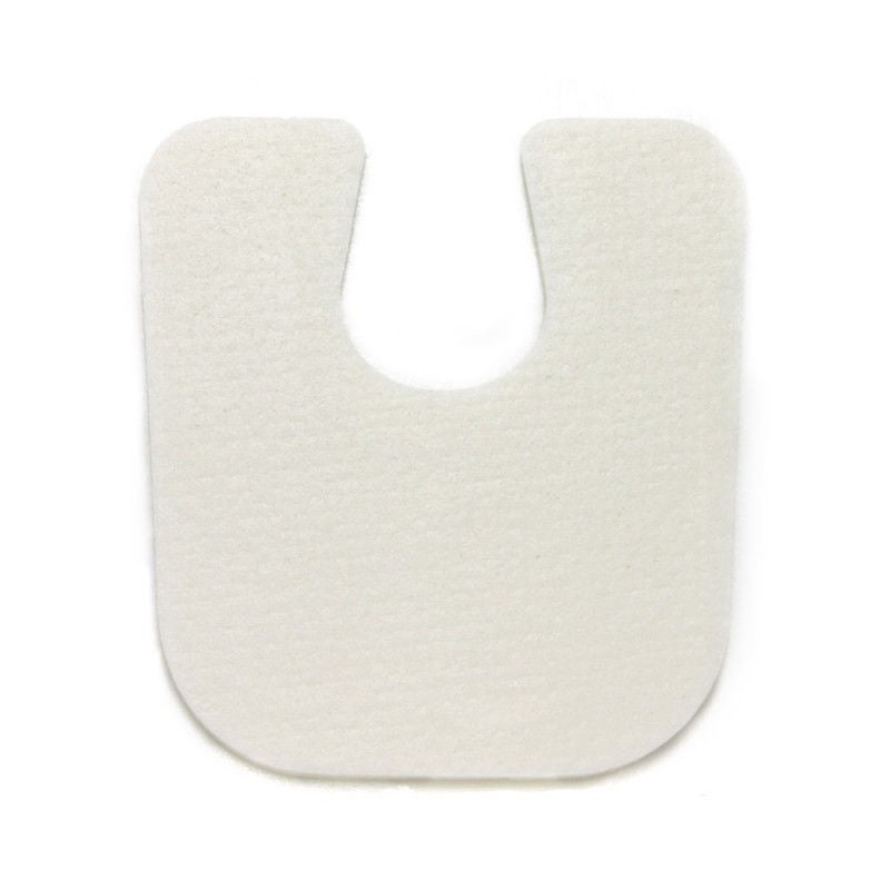Dr. Jill's Foot Callus Felt Foam Adhesive U-Shape Pad, 3/16 Inch