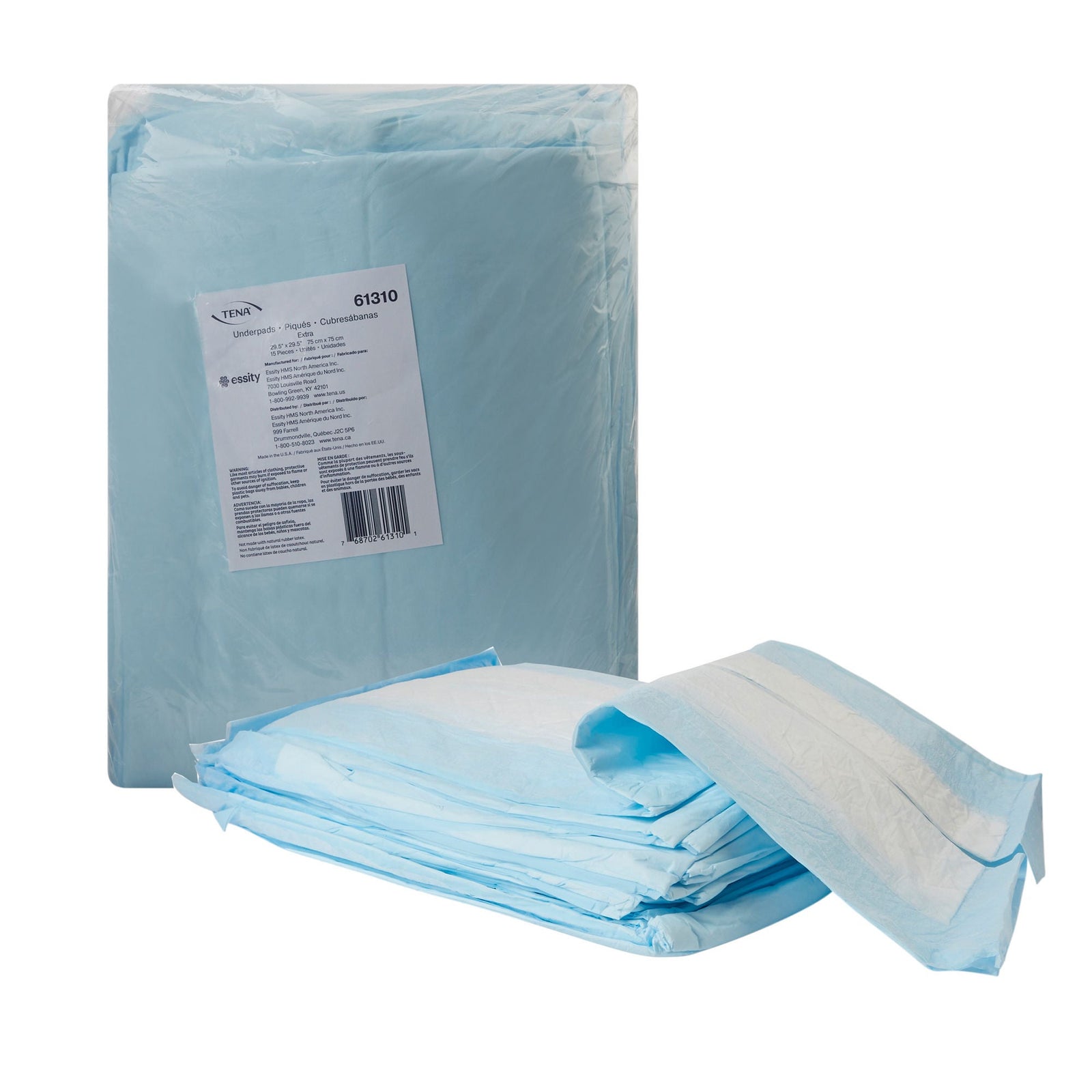TENA Extra Underpads, 29.5 x 29.5 Inches