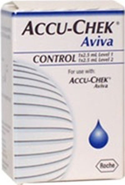 Accu-Chek Aviva Blood Glucose Control Solution Level 1 & 2