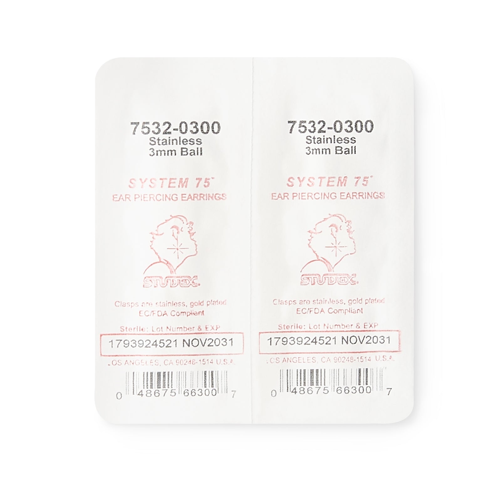 System 75™ Ear Piercing Stud System