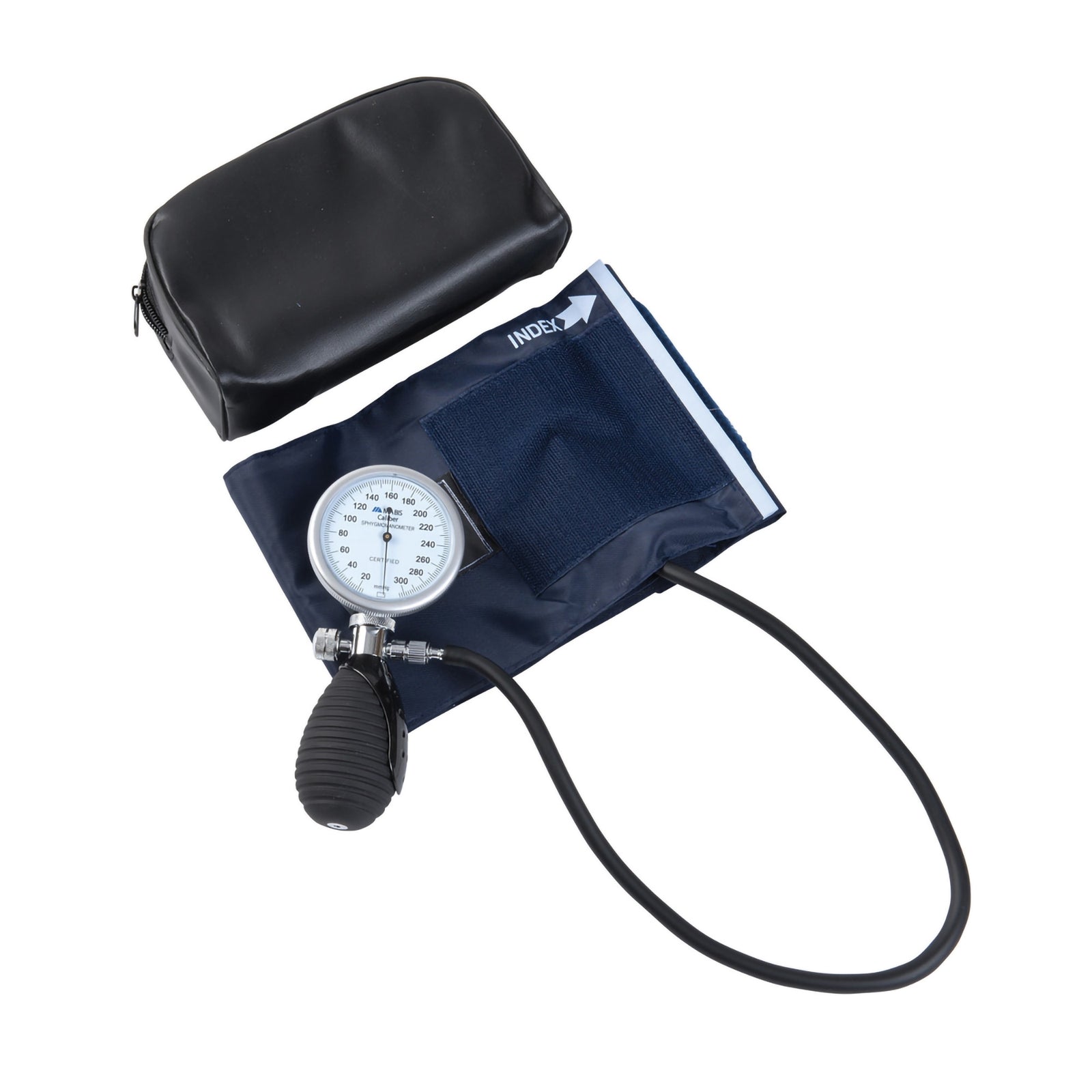 MABIS Caliber Adult Aneroid Sphygmomanometer with 28-42 cm Nylon Cuff