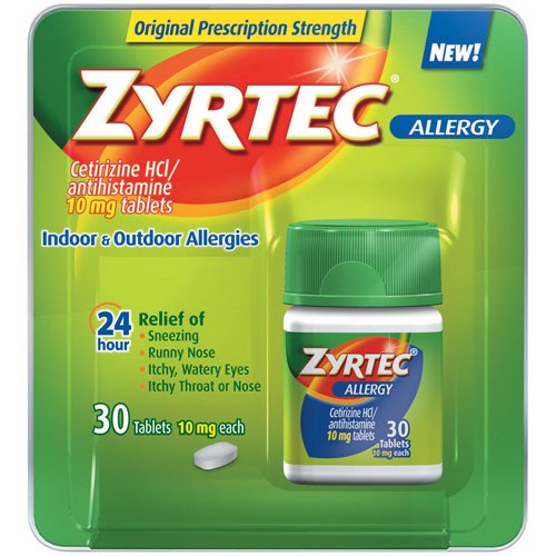 Zyrtec Allergy Relief Tablets 10 mg