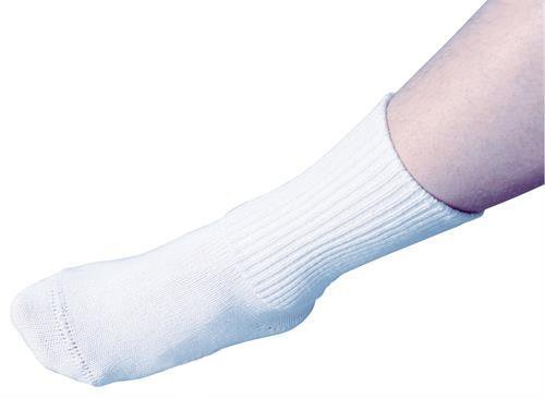 SeamLess™ Diabetic Socks Calf High White