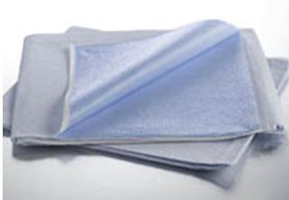 Graham Medical Flat Stretcher Sheet 40" x 90" Blue/White