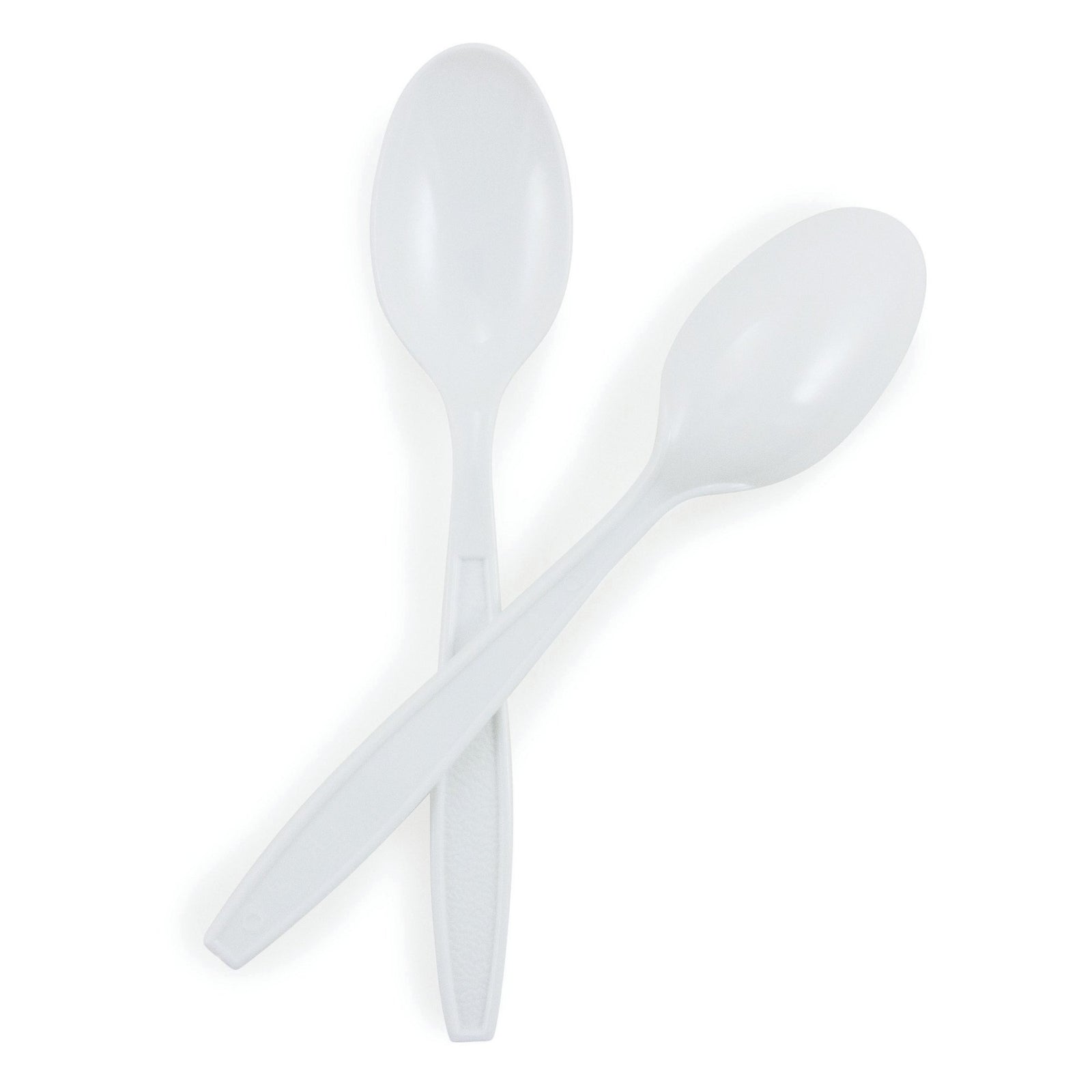 McKesson Heavy Weight White Polypropylene Spoon - Case of 1000