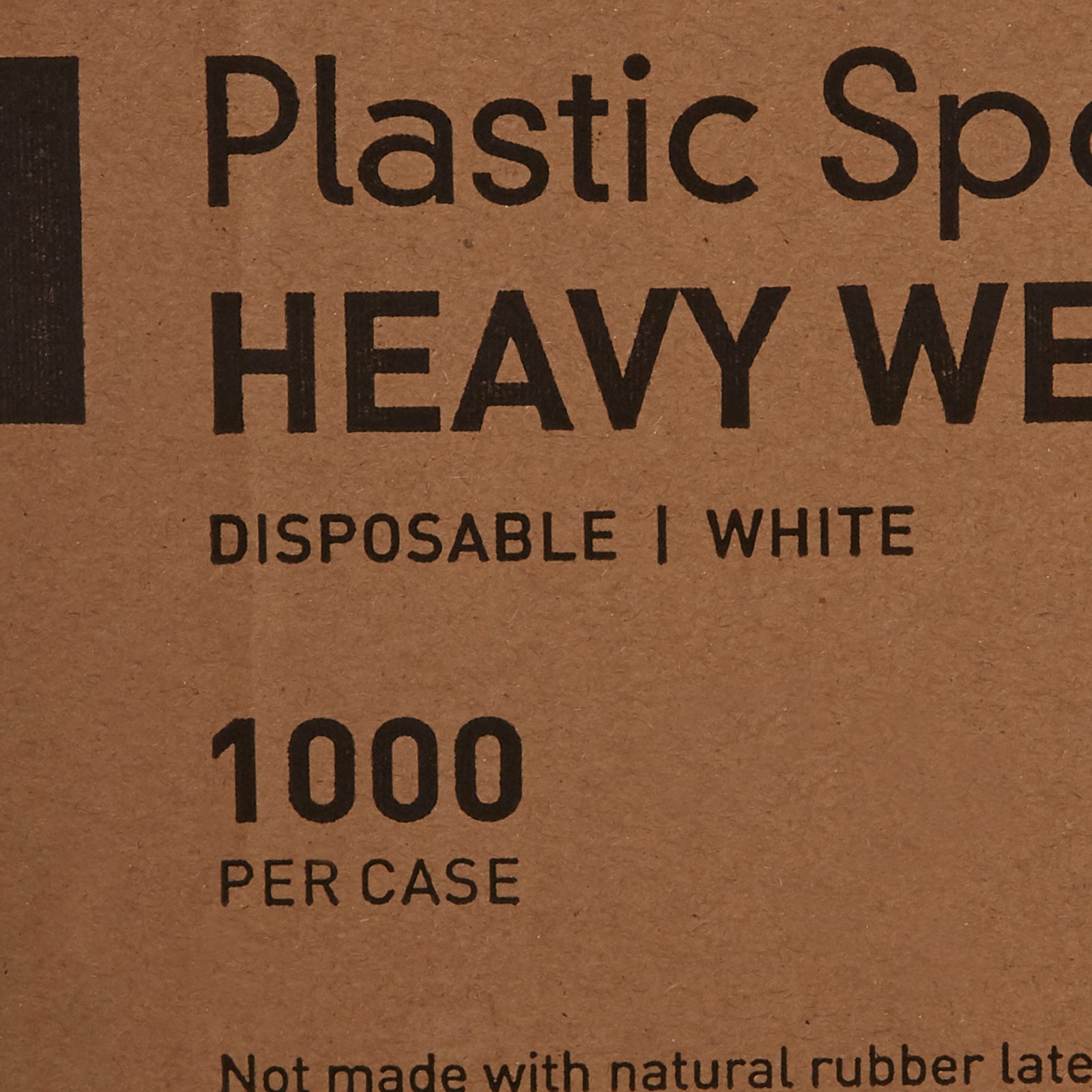 McKesson Heavy Weight White Polypropylene Spoon - Case of 1000