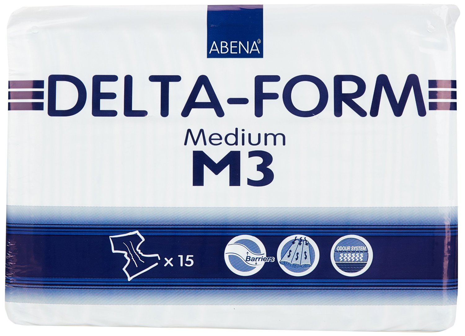 ABENA Delta-Form M3 Adult Medium Incontinence Briefs