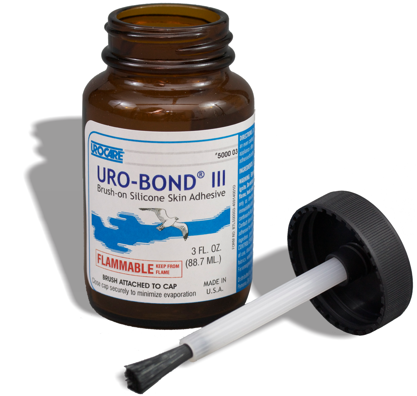 Uro-Bond III Silicone Brush-On Adhesive 3 oz