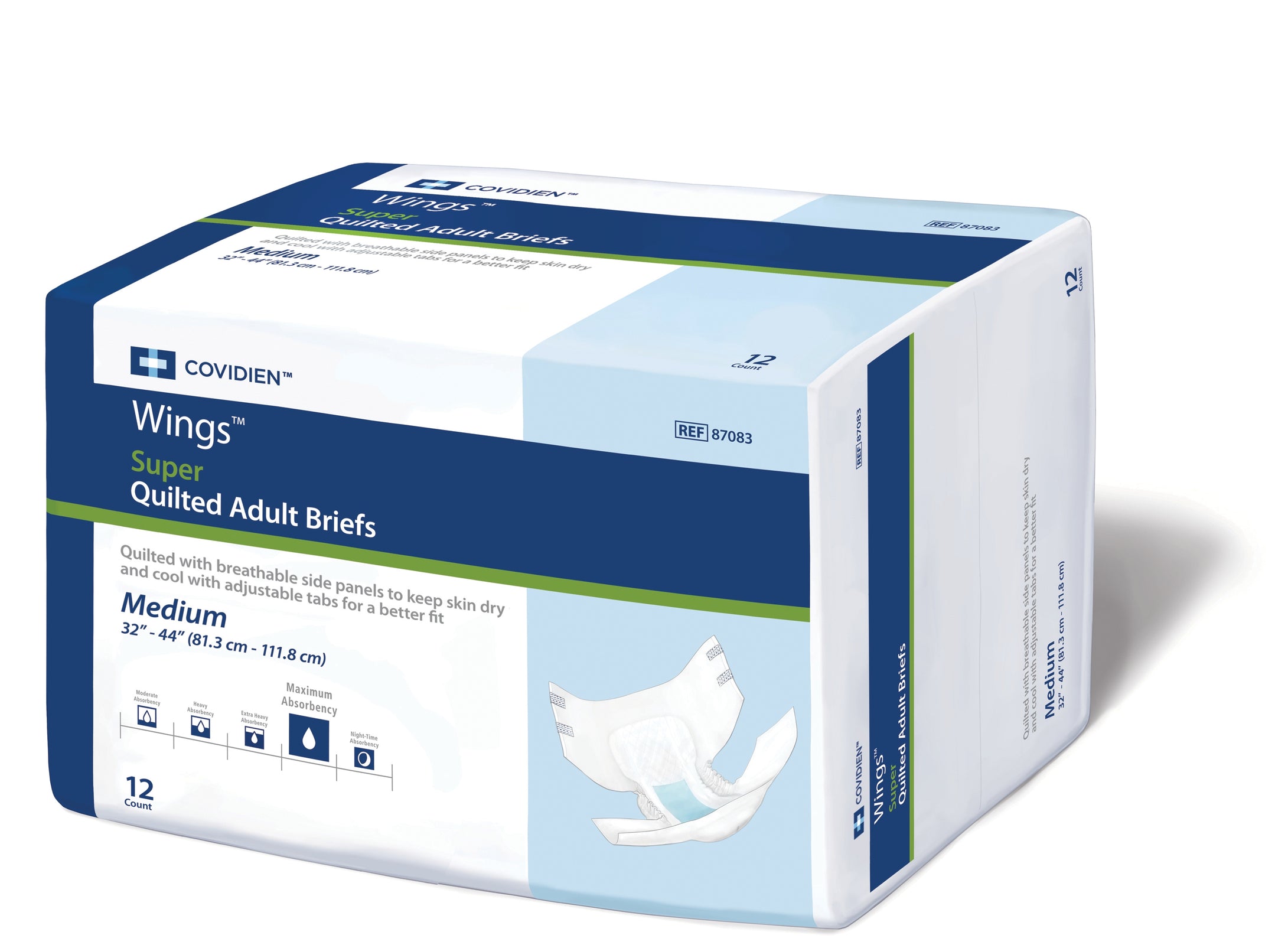 Wings Super Quilted Incontinence Briefs