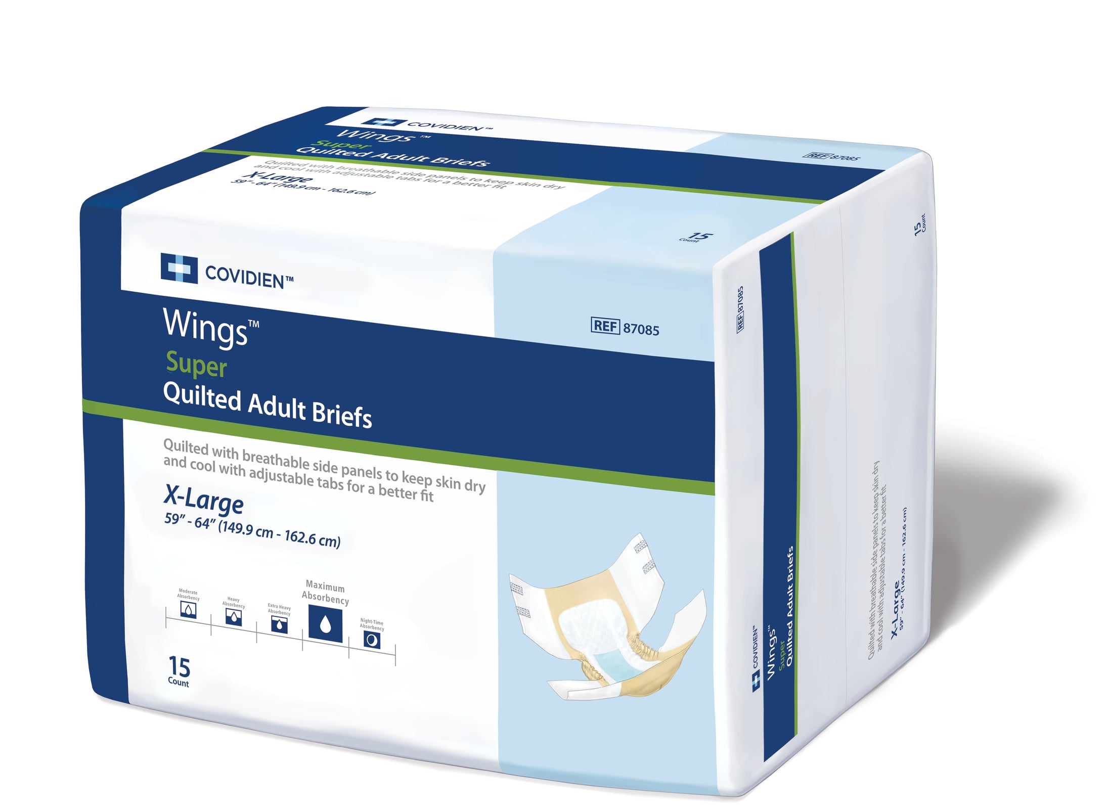 Wings Super Quilted Incontinence Briefs