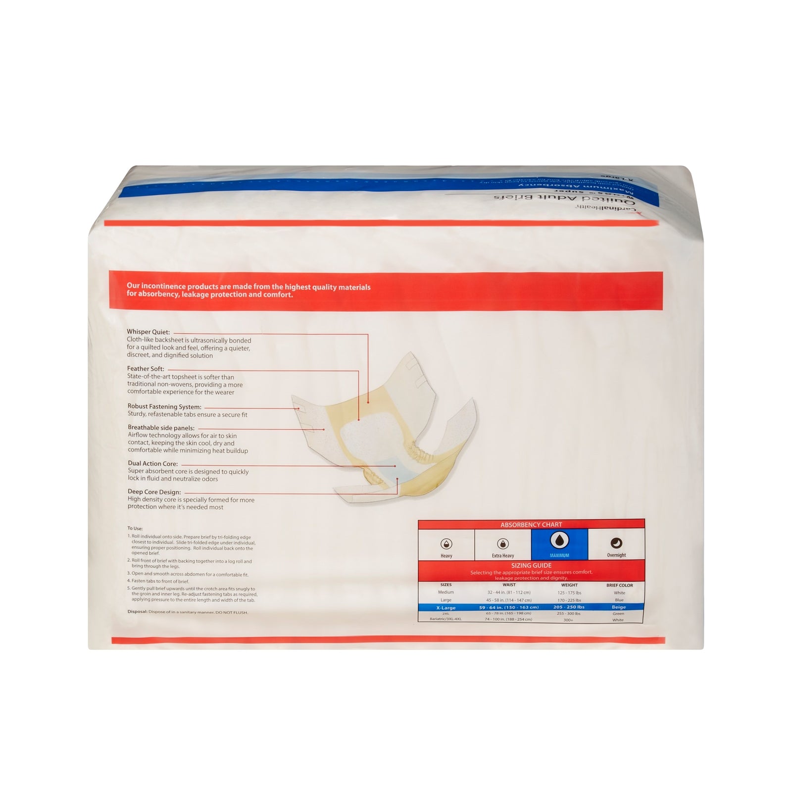 Wings Super Quilted Incontinence Briefs