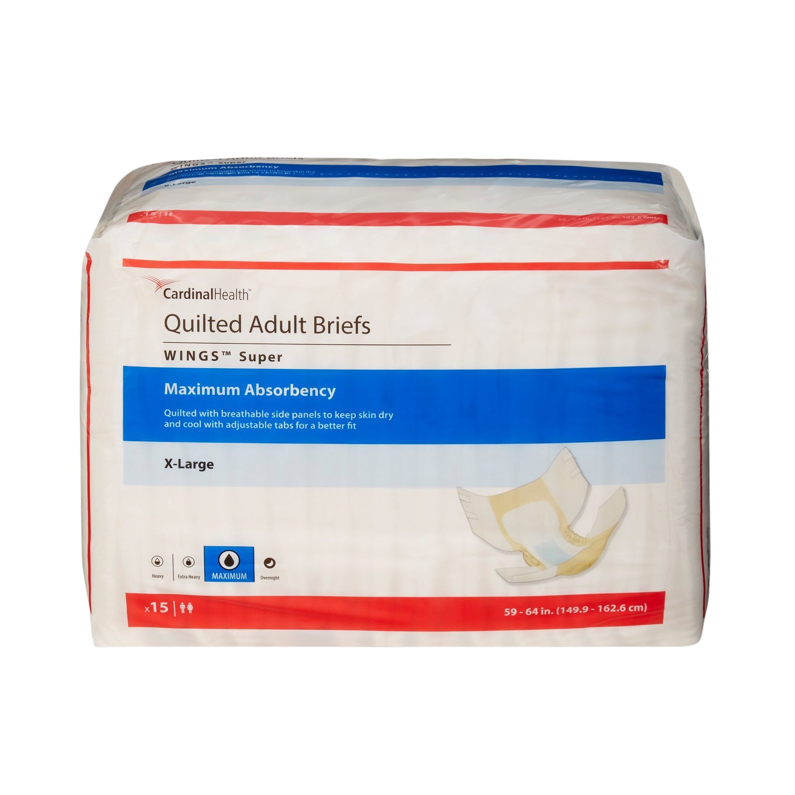 Wings Super Quilted Incontinence Briefs