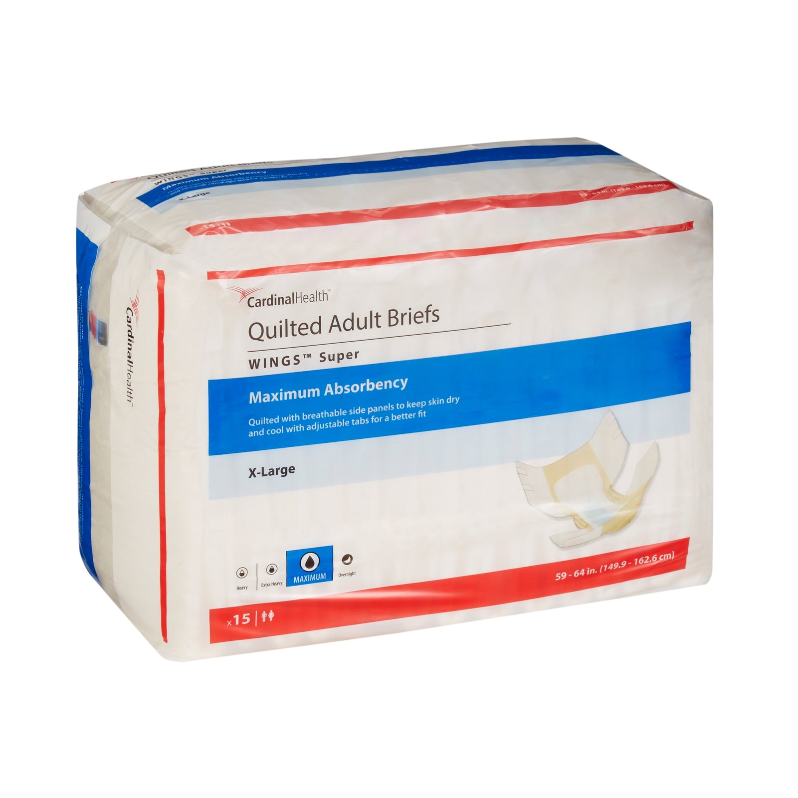 Wings Super Quilted Incontinence Briefs
