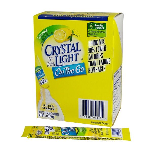 Crystal Light On The Go Lemonade Drink Mix