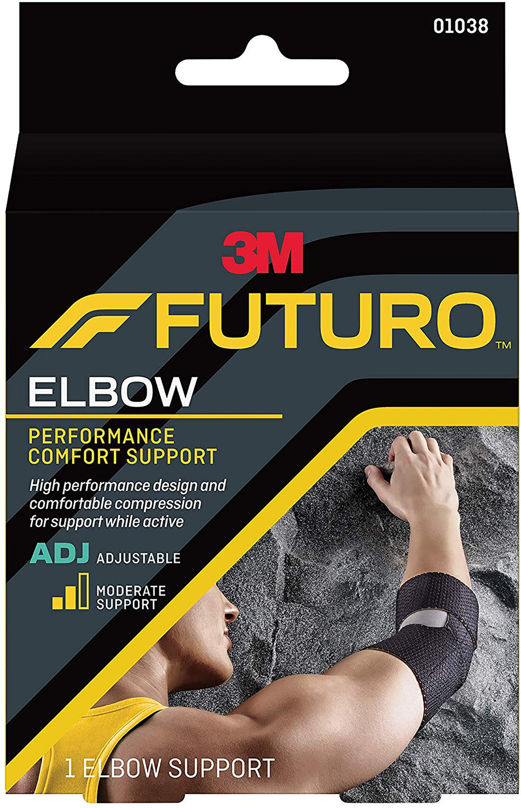 3M Futuro Elbow Support Black One Size Fits Most