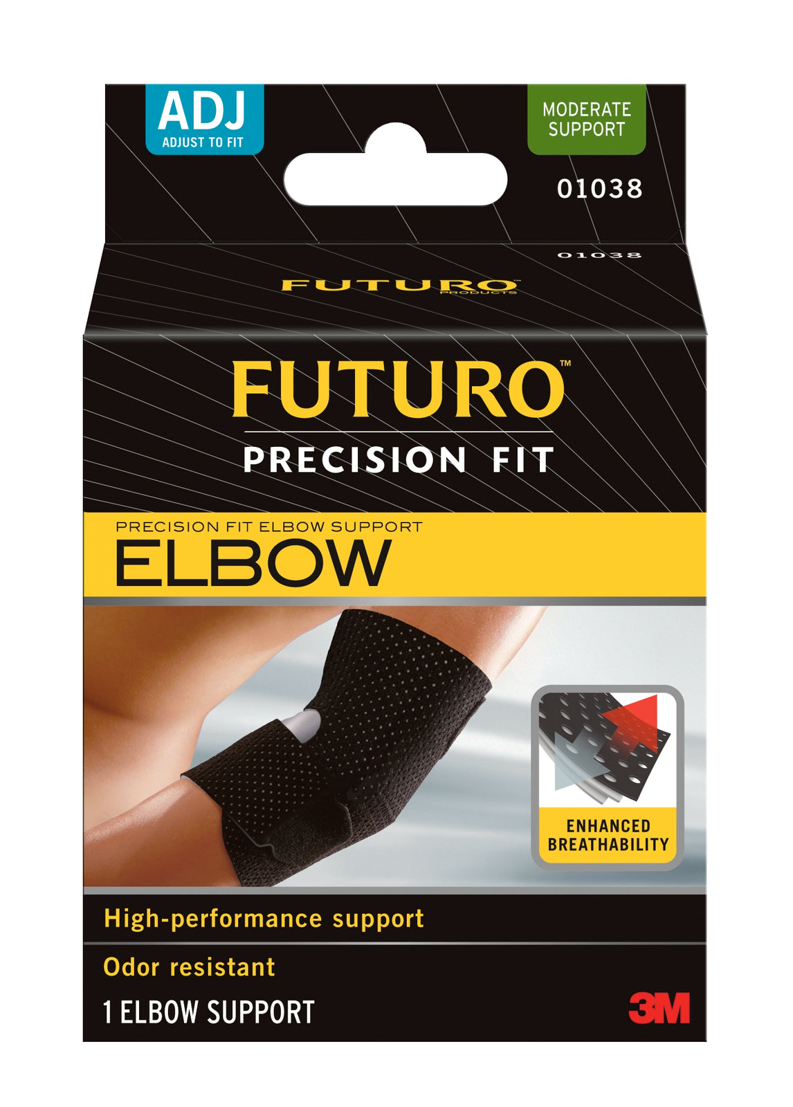 3M Futuro Elbow Support Black One Size Fits Most