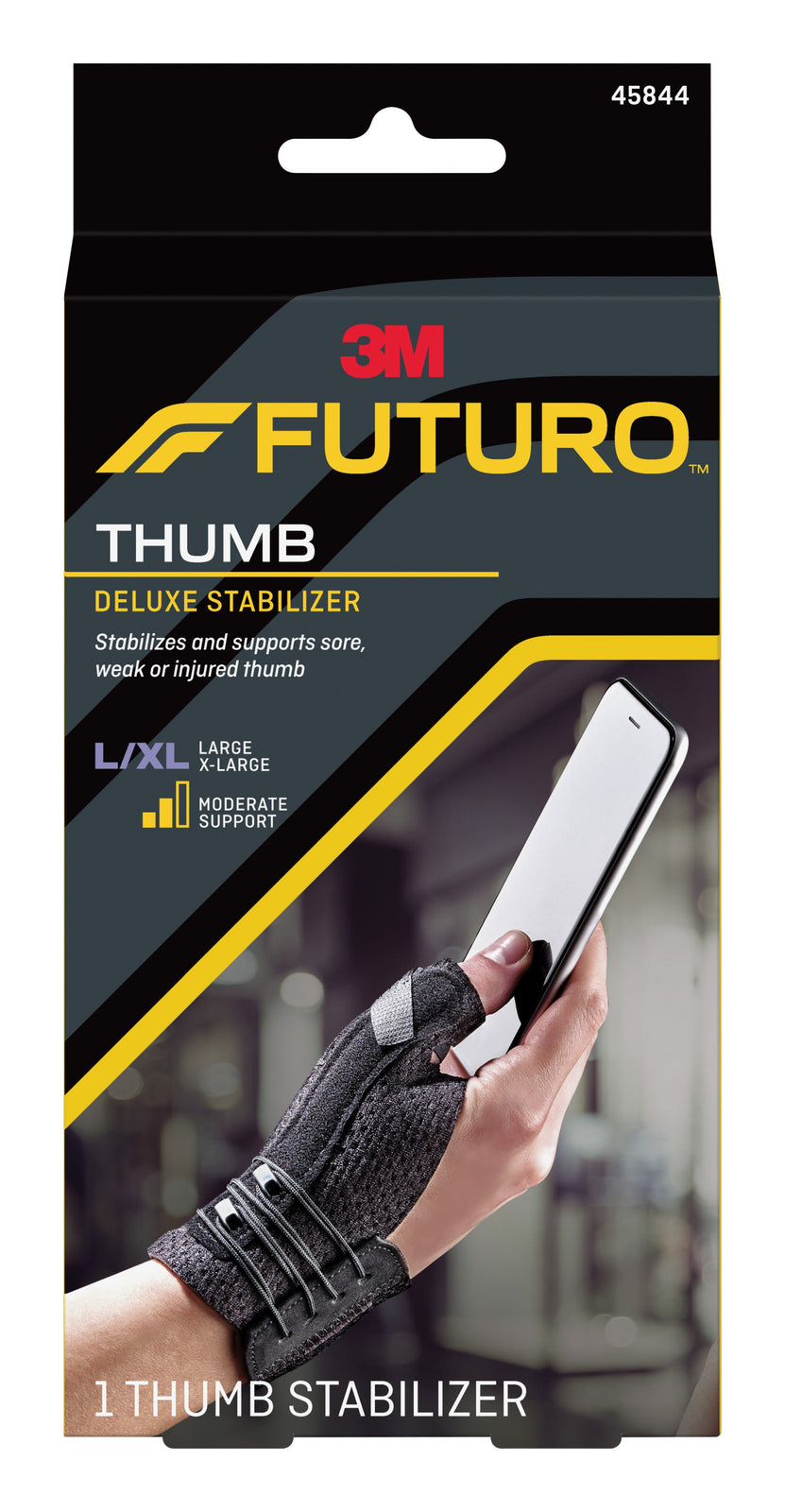 FUTURO DLX Thumb Stabilizer, Large/X-Large, 1.5 x 3.75 x 7.5