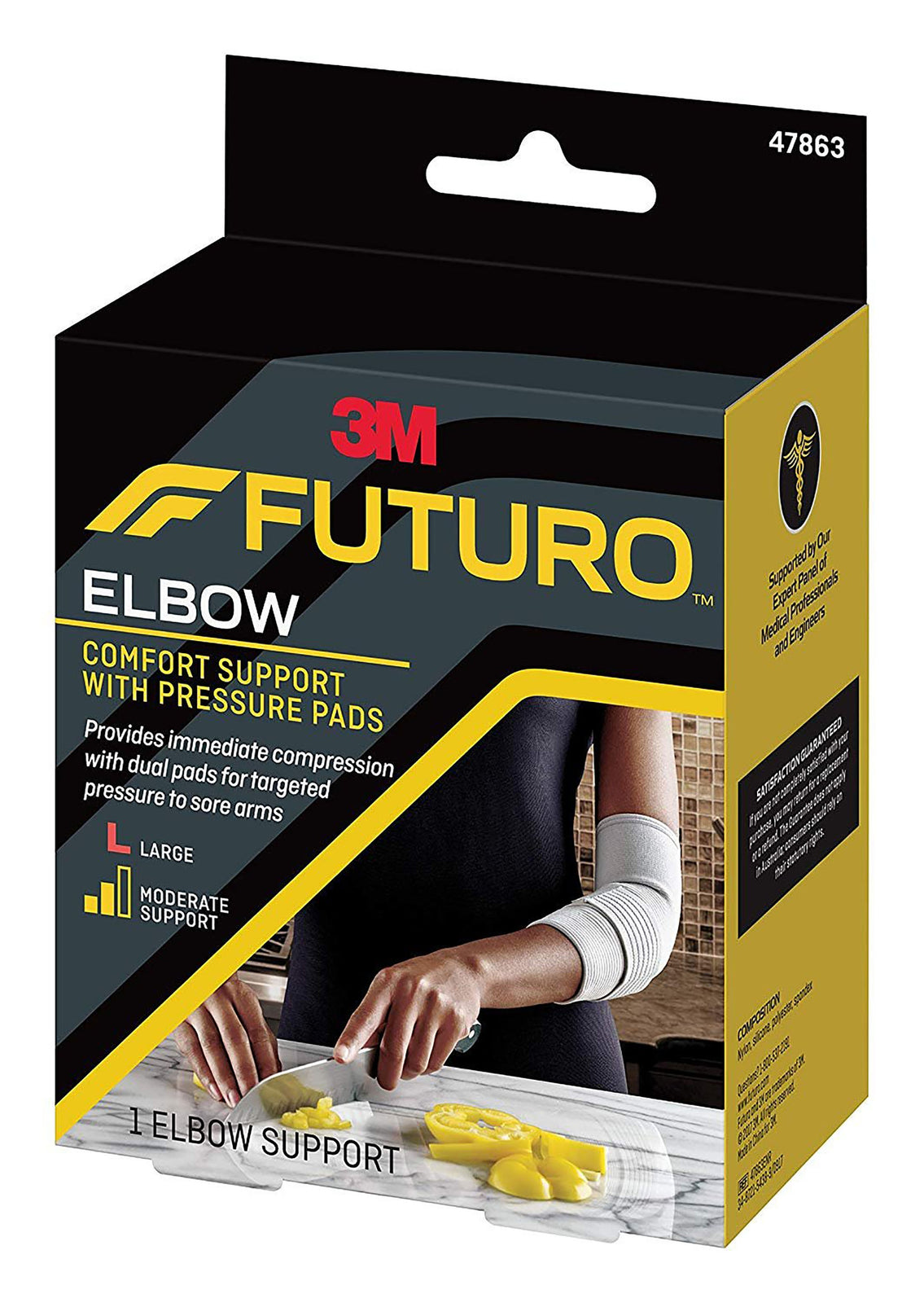 3M Futuro Elbow Support with Pressure Pads - Large (11-12 Inch Circumference)