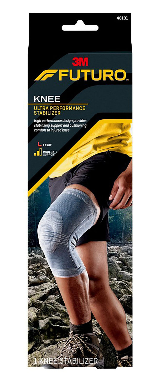 3M Active Knit Knee Stabilizer, Large