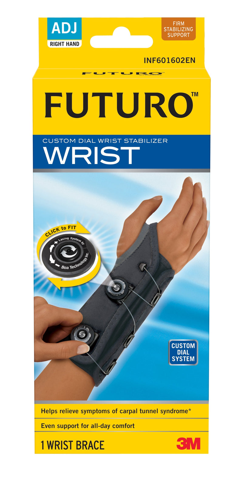 3M Right Custom Fit Wrist Stabilizer
