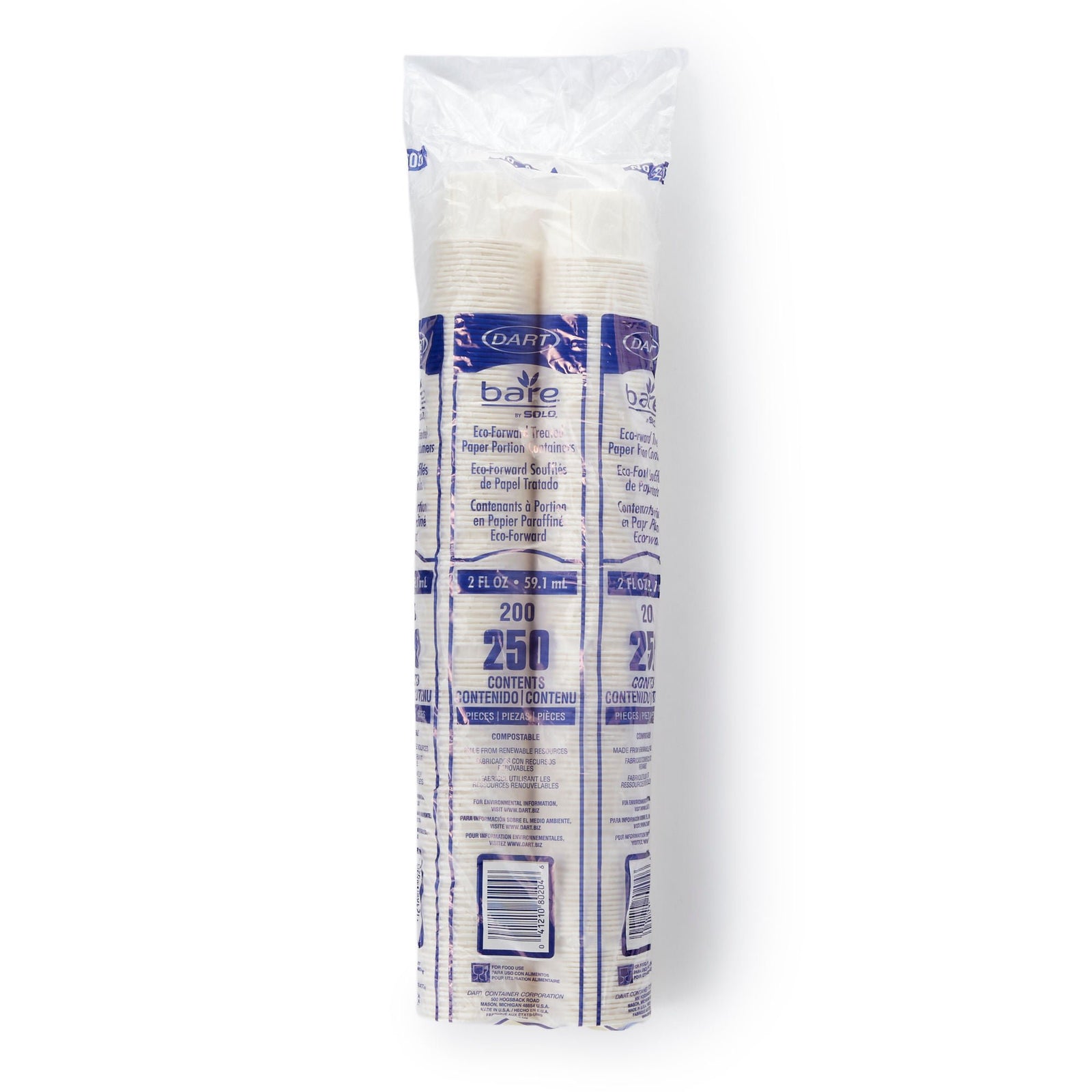 Solo Paper Souffle Cup, 2 oz, White