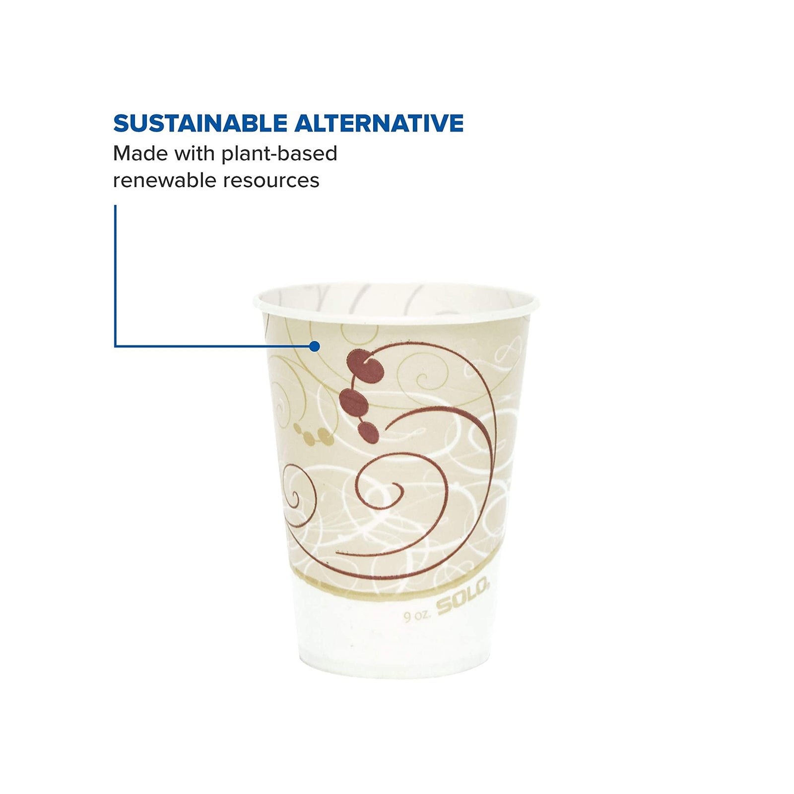 Solo® Wax Coated Paper Symphony® Print Disposable Drinking Cups