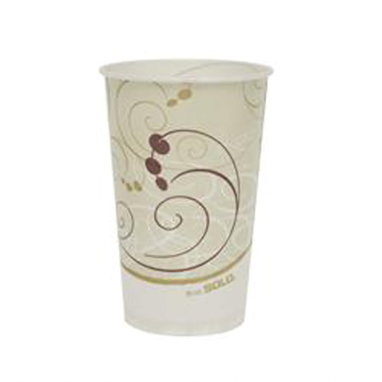 Solo® 16 oz. Wax Coated Paper Symphony® Print Disposable Drinking Cup