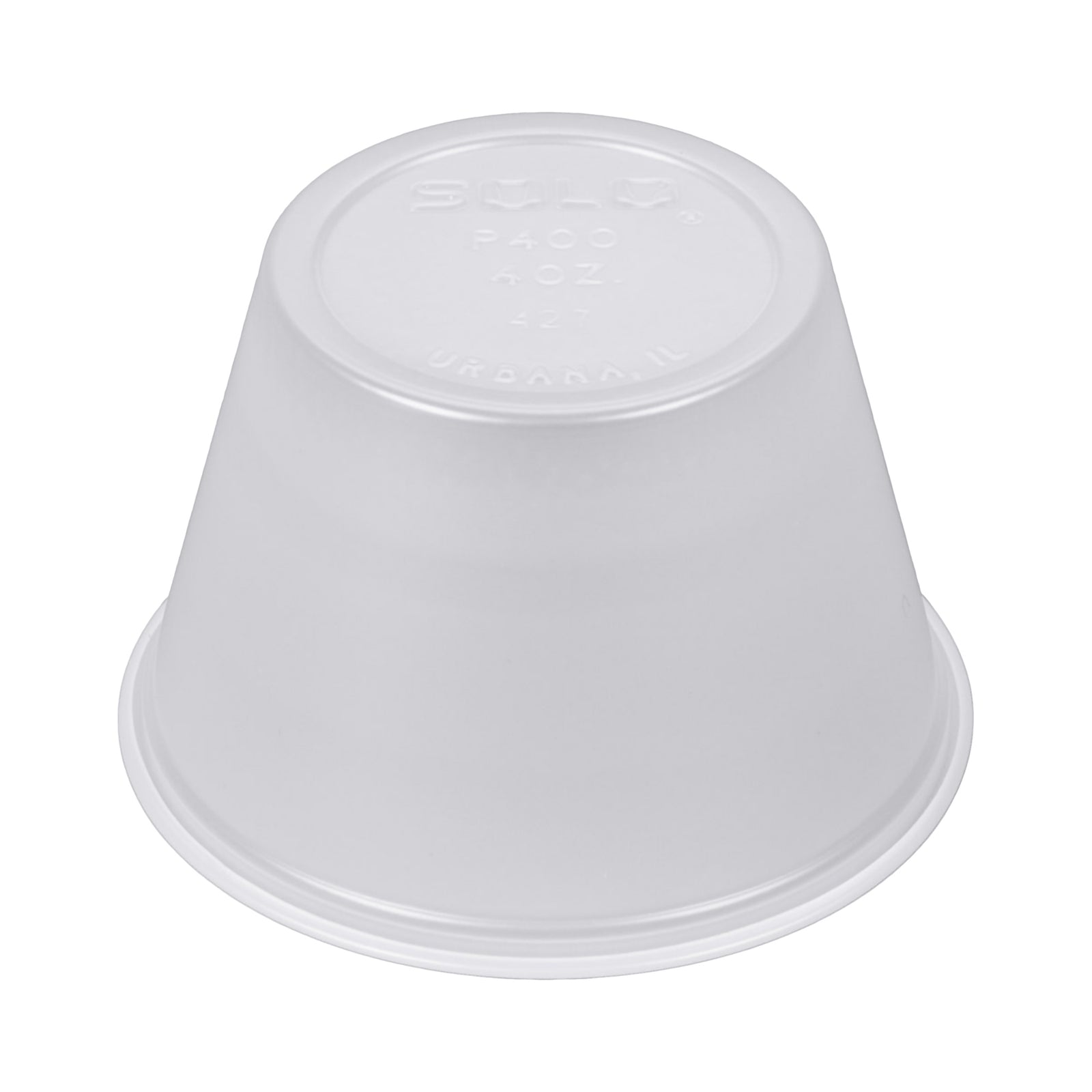 Souffle Cup Solo® 4 oz. Plastic Translucent Disposable
