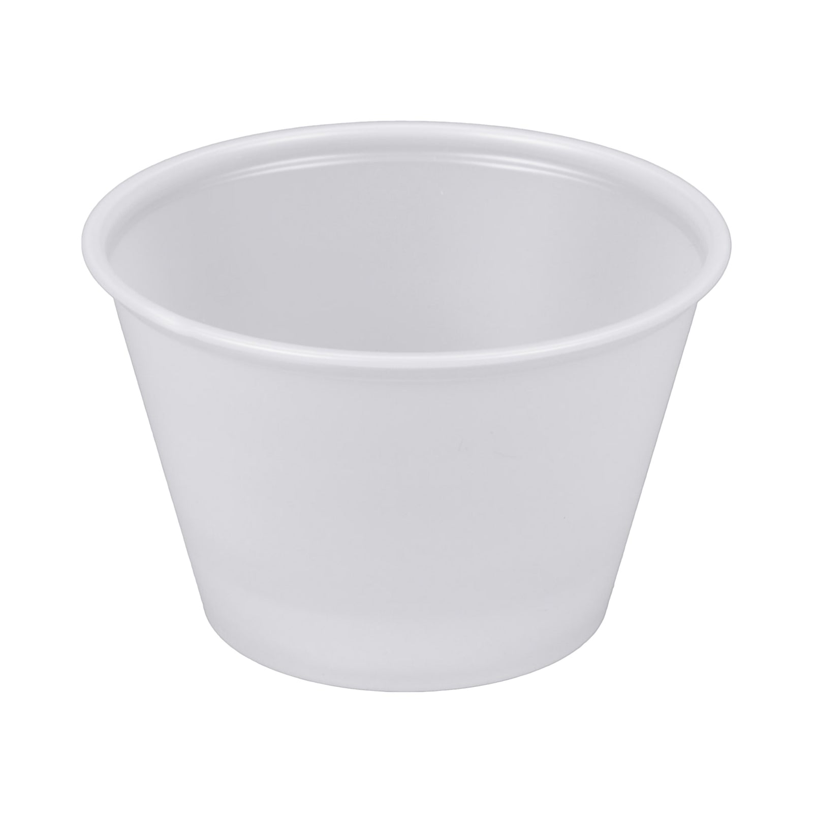 Souffle Cup Solo® 4 oz. Plastic Translucent Disposable