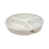 Sandstone Plastic Partitioned Scoop Dish