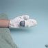 Maddawash Wash Mitt 1-1/2 x 6 x 9 Inch White