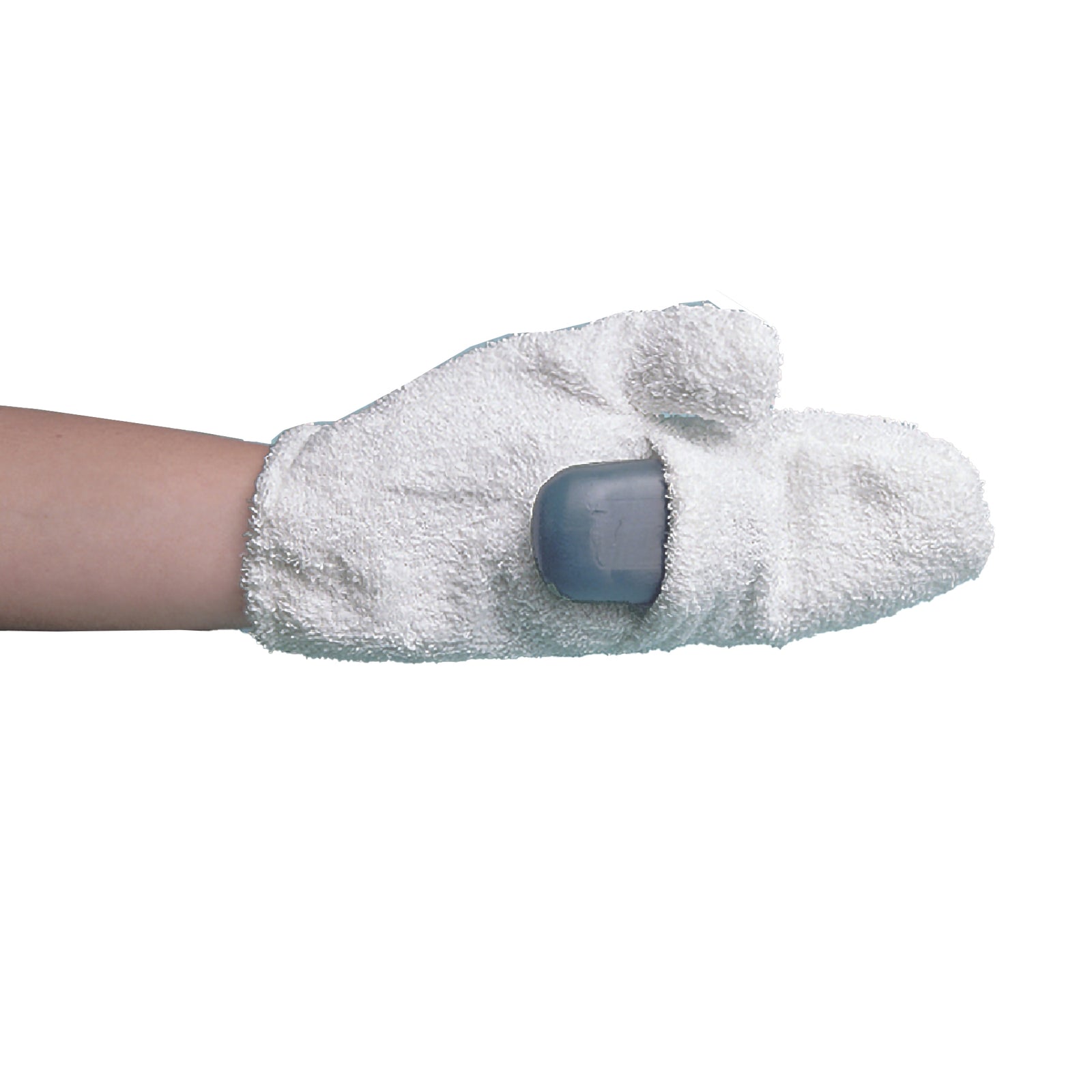 Maddawash Wash Mitt 1-1/2 x 6 x 9 Inch White
