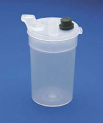 4 to 8 oz. Clear Plastic Feeding Cup with No-Spill Lid