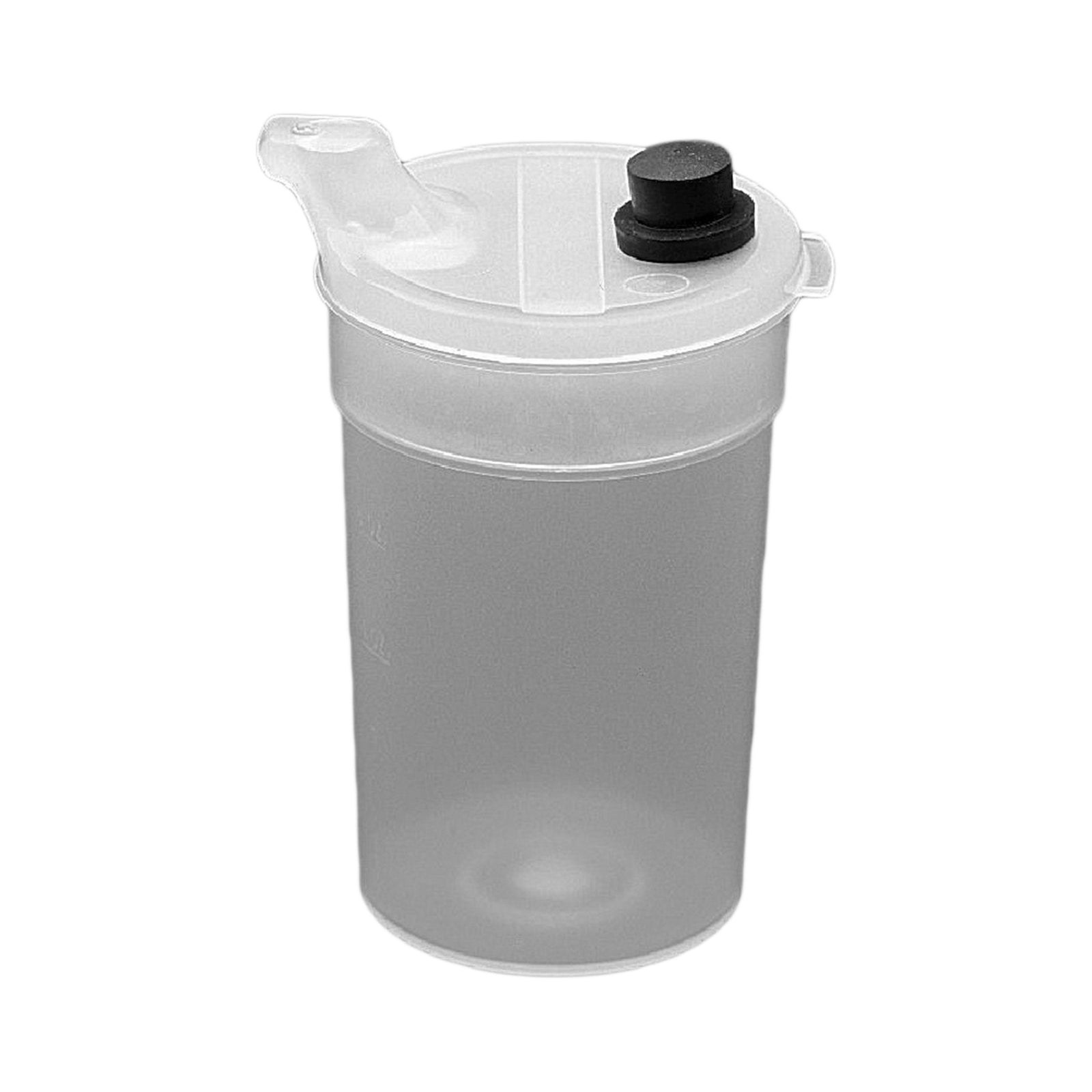 4 to 8 oz. Clear Plastic Feeding Cup with No-Spill Lid