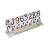 Clear Plastic Playing Card Holder 1.4" x 3" x 15"