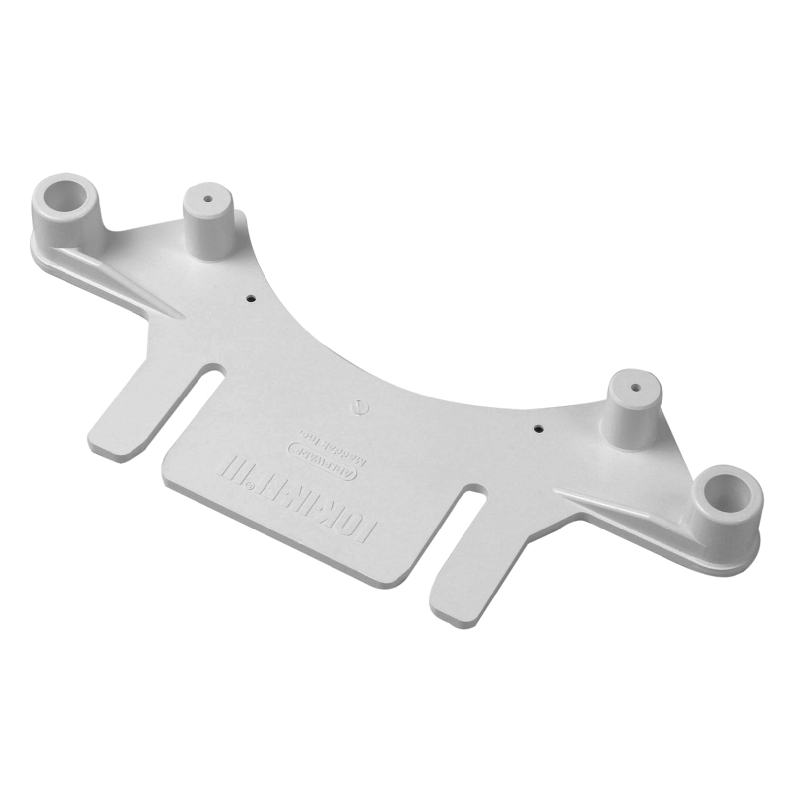 Lok-In-El Toilet Bracket for Elongated Models with Armrests - 1.5" x 6.25" x 15.25"