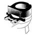 Lok-In-El Toilet Bracket for Elongated Models with Armrests - 1.5" x 6.25" x 15.25"