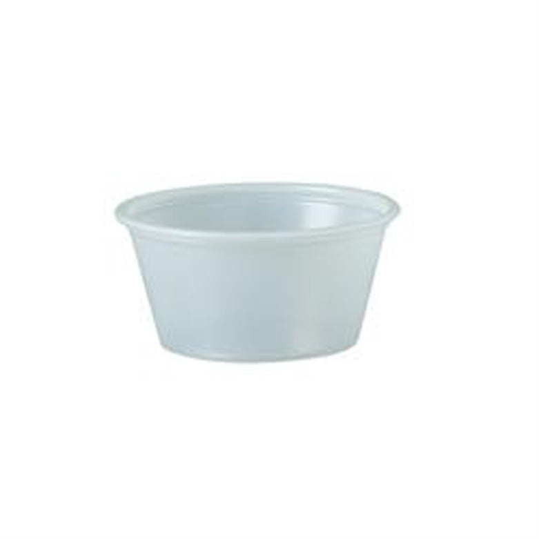 Solo® Plastic Translucent Souffle Cups
