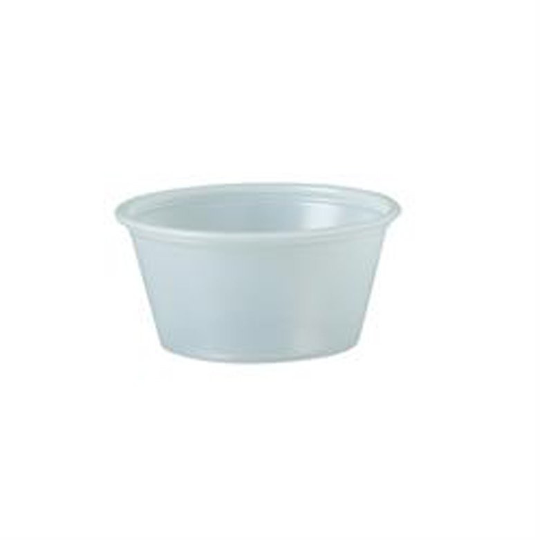Solo® 2 oz. Plastic Translucent Disposable Souffle Cup