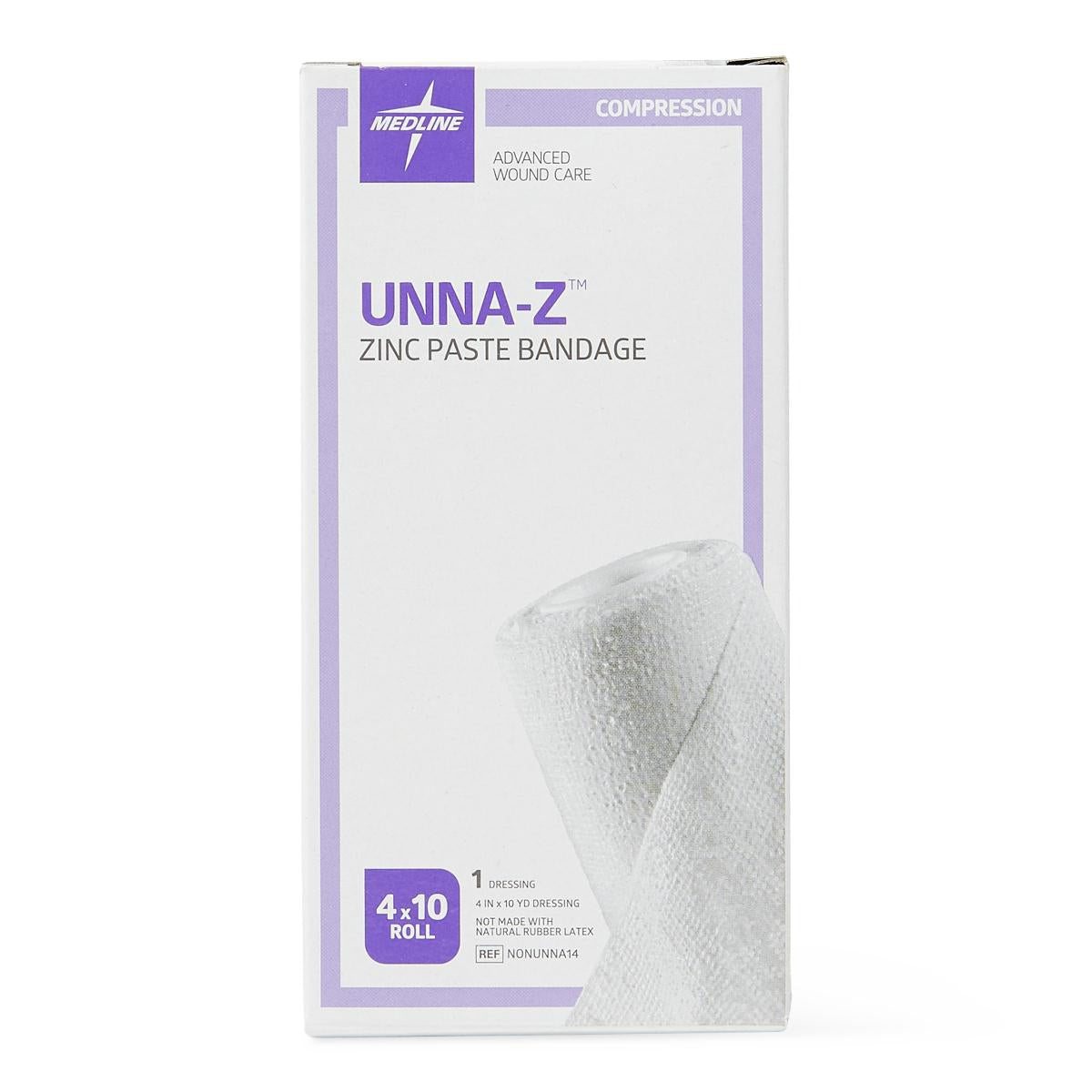 Unna Boot Unna-Z™ Zinc Oxide 4 Inch X 10 Yard