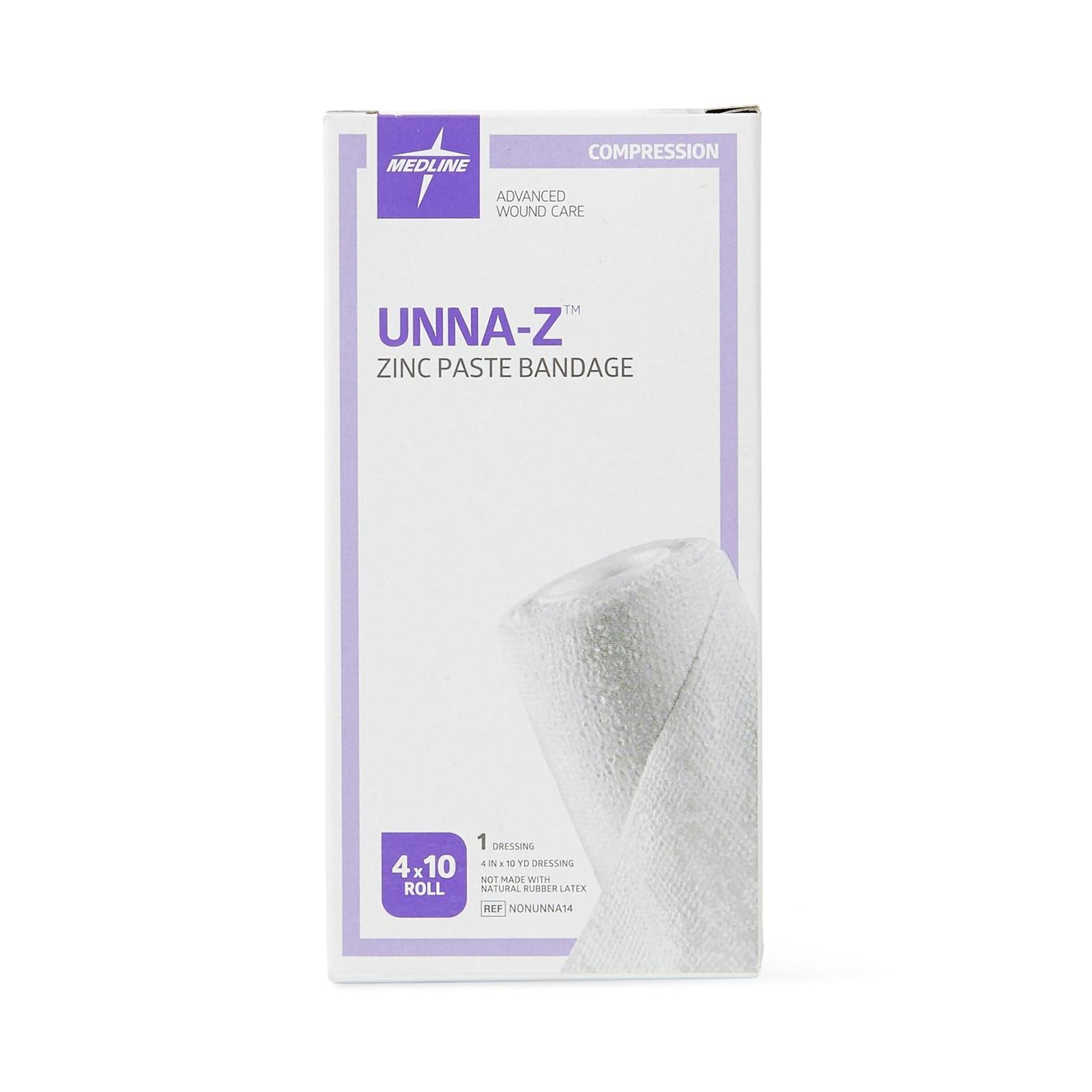 Unna Boot Unna-Z™ Zinc Oxide 4 Inch X 10 Yard