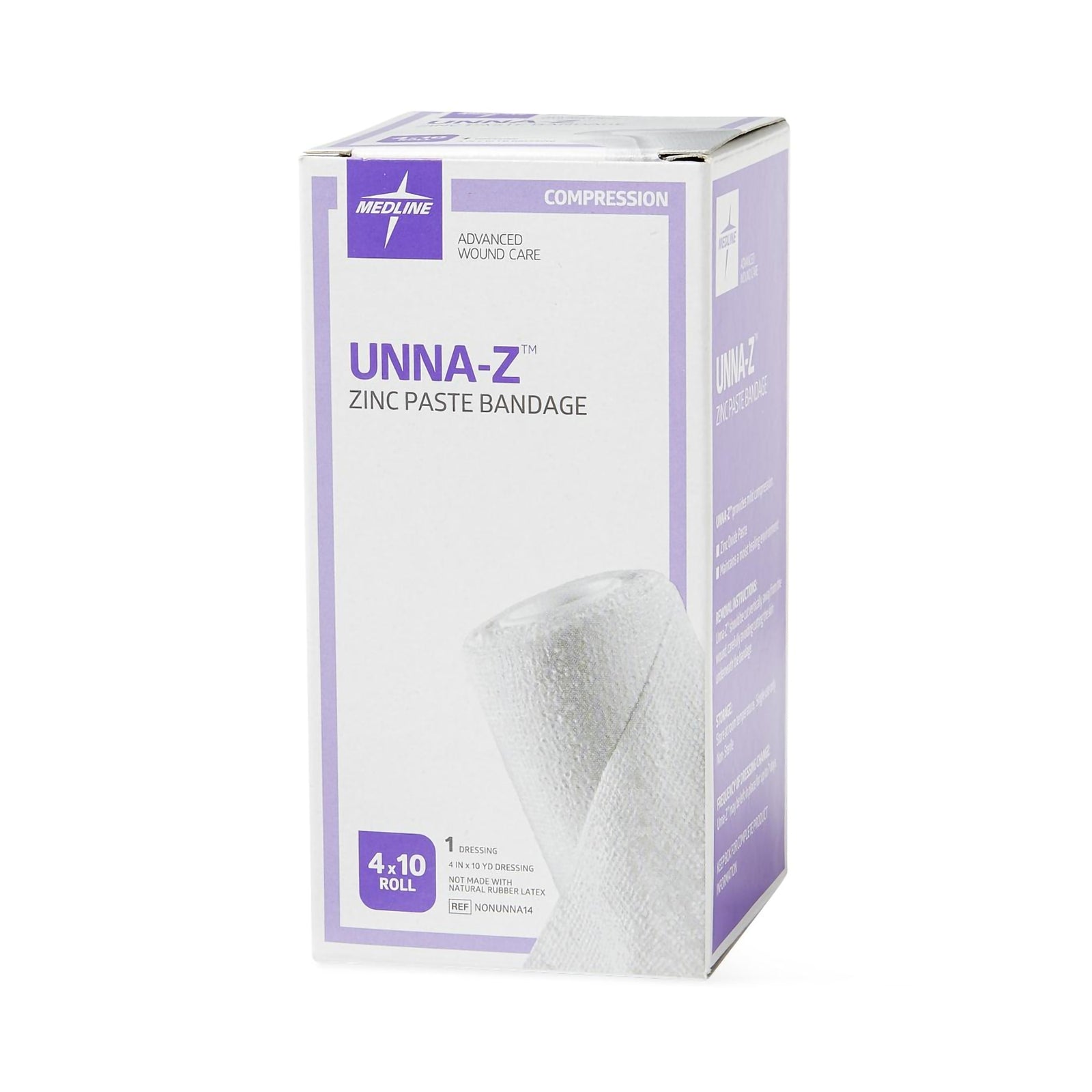Unna Boot Unna-Z™ Zinc Oxide 4 Inch X 10 Yard