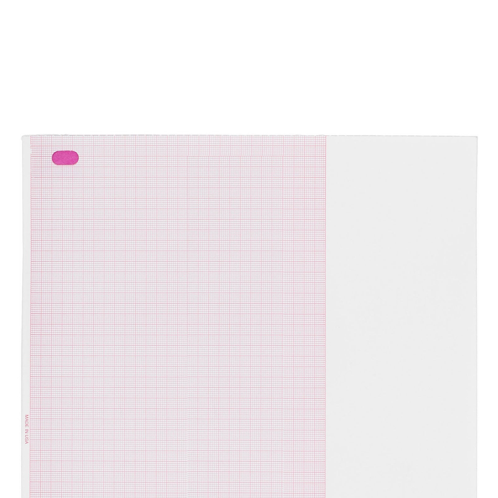 Philips Z-Fold Red Grid Recording Chart Paper 8.5x11 Inch