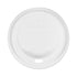 Traveler® White Polystyrene Disposable Cup Lids