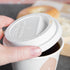 Traveler® White Polystyrene Disposable Cup Lids
