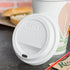 Traveler® White Polystyrene Disposable Cup Lids