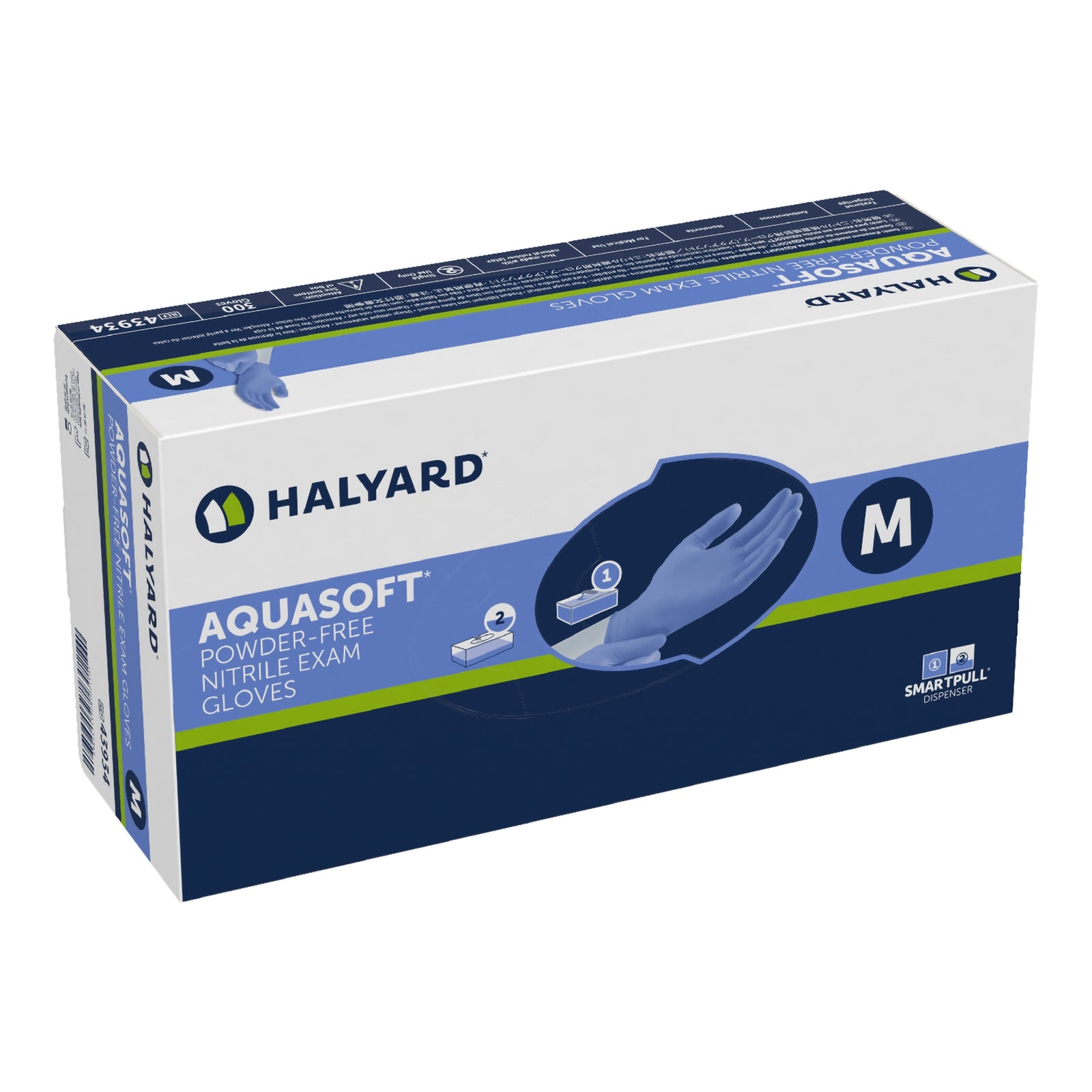 Halyard Nitrile Exam Gloves, Medium, Non-Sterile