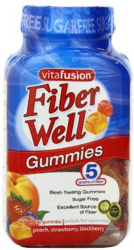 Vitafusion Fiber Well Assorted Flavors Gummies 90 per Bottle