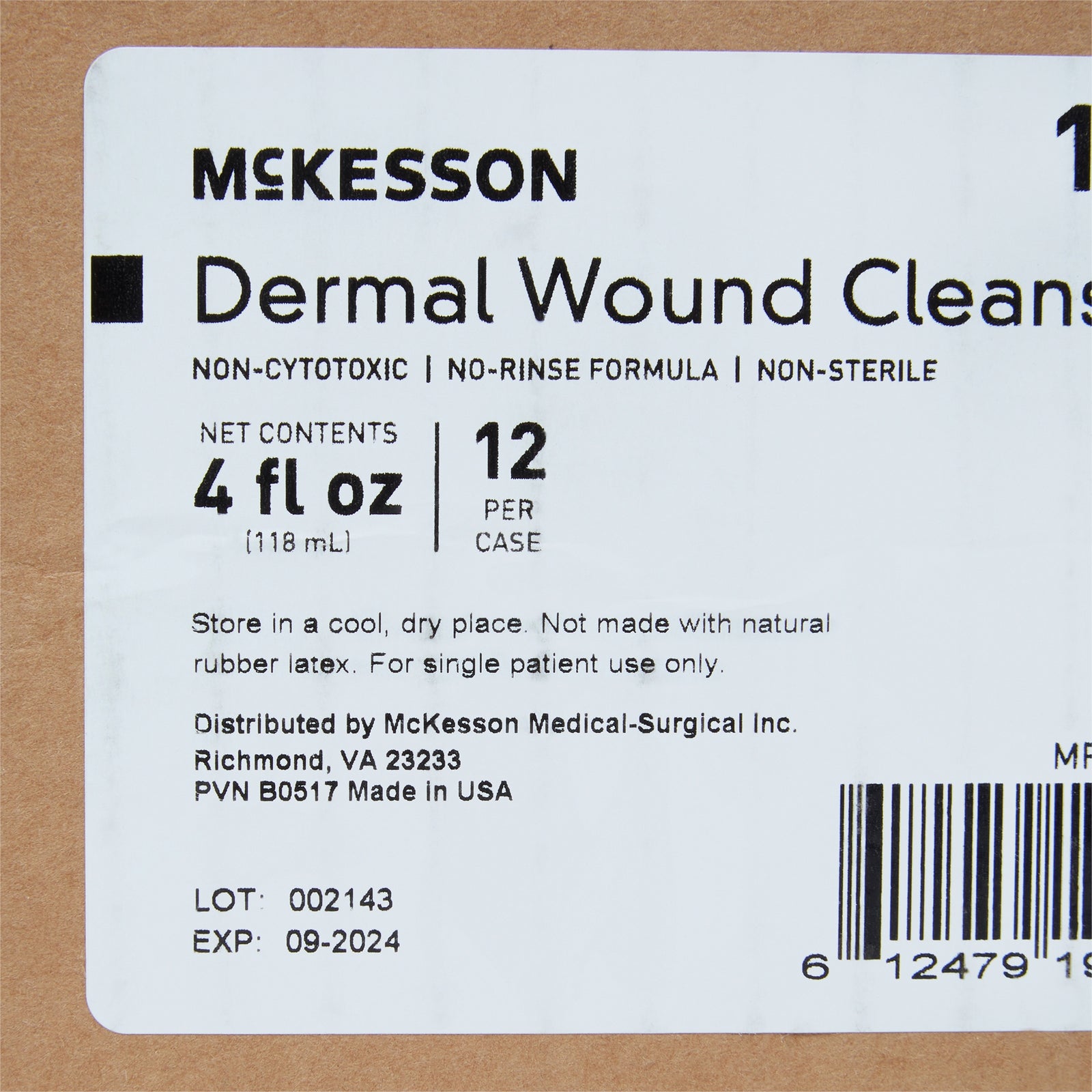 McKesson Wound Cleanser 4 oz. Squeeze Bottle