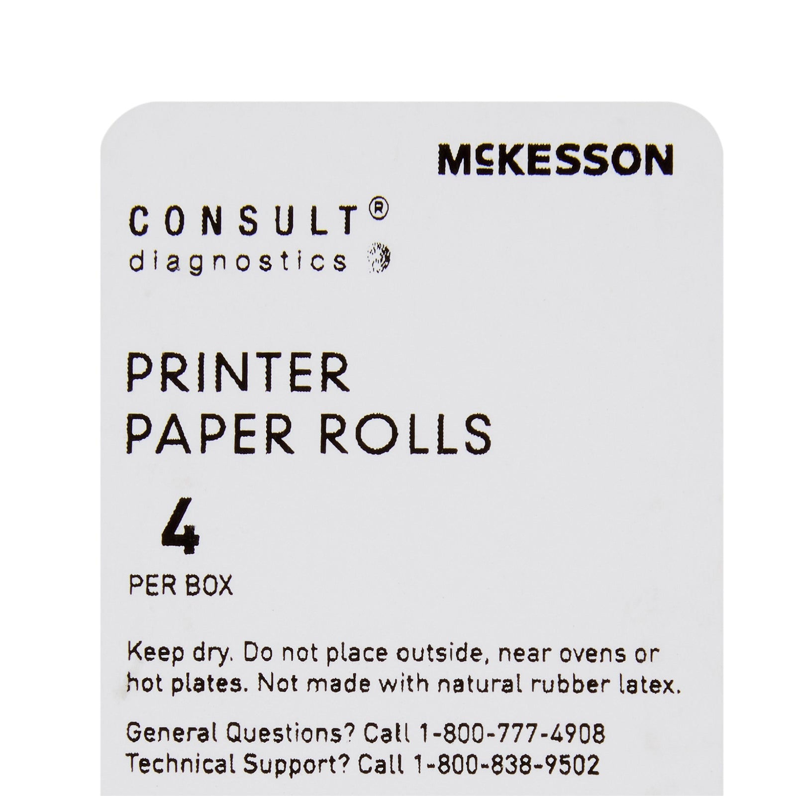 McKesson Consult™ Urine Analyzer Printer Paper Rolls